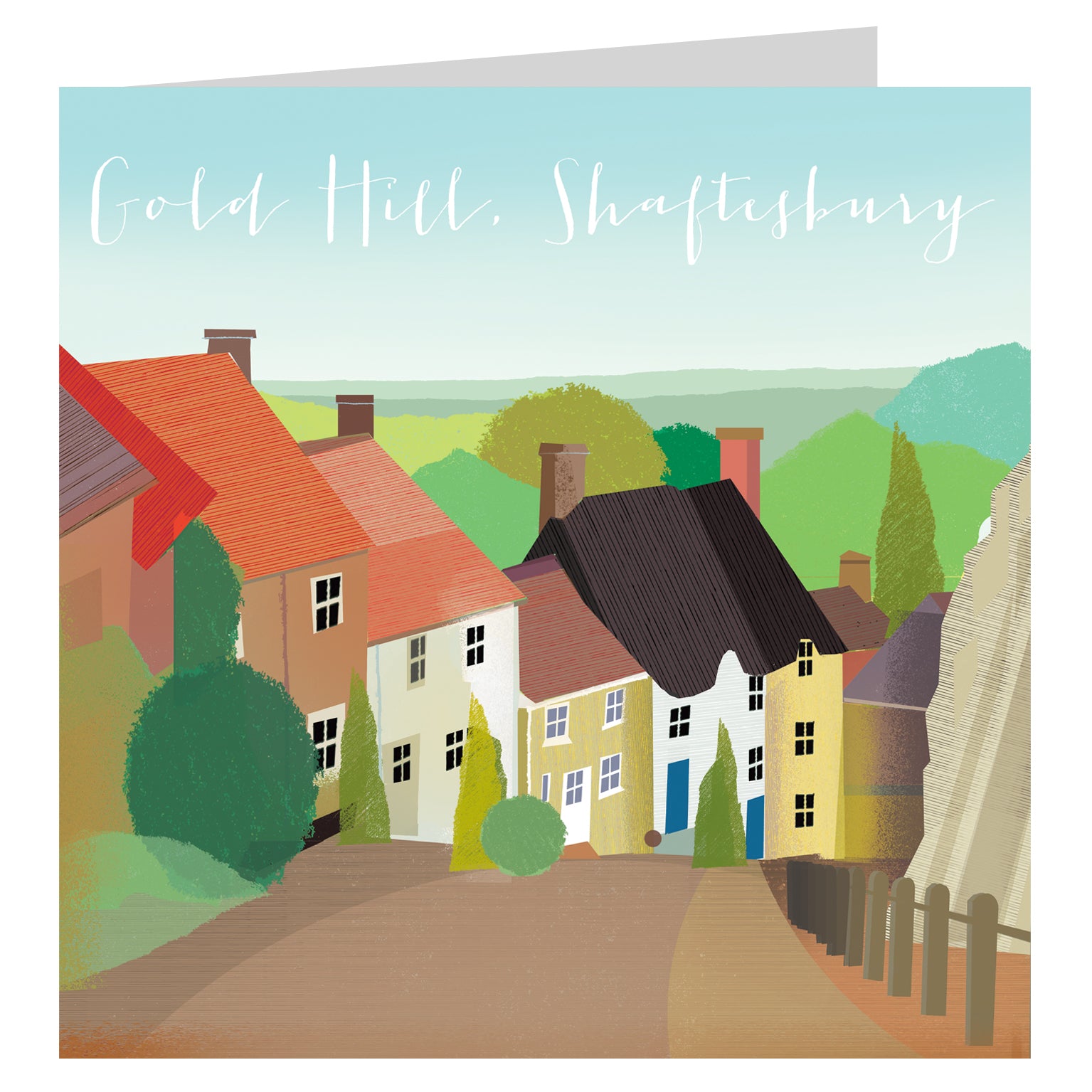 NT09 Gold Hill greetings card