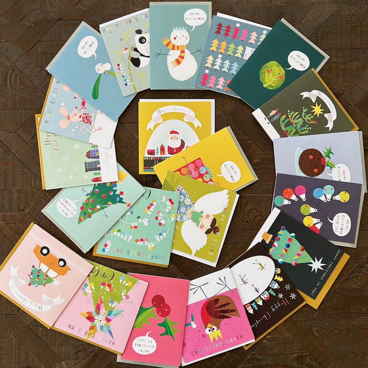 mixed miscellaneous Christmas card pack