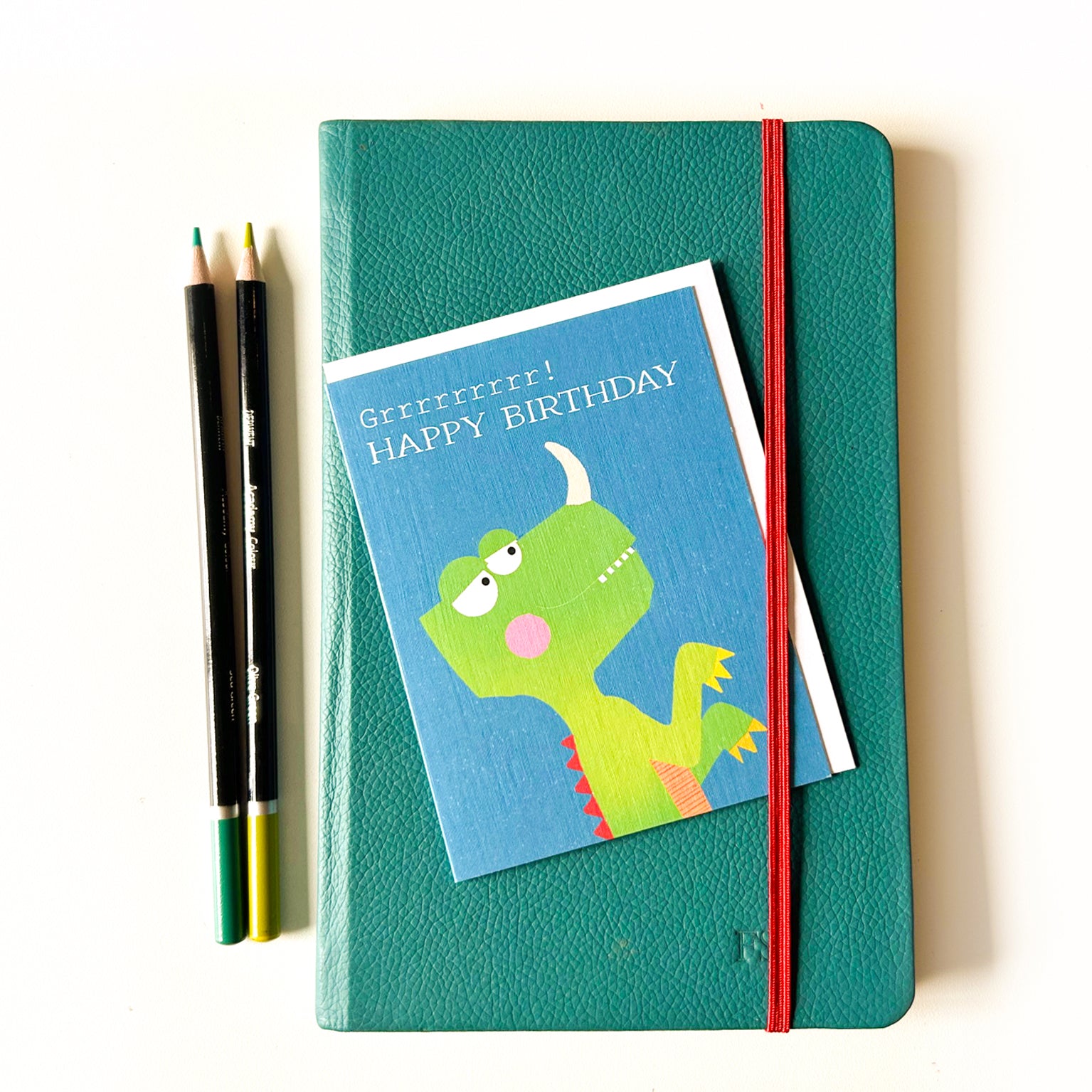 AL03 mini dinosaur birthday card