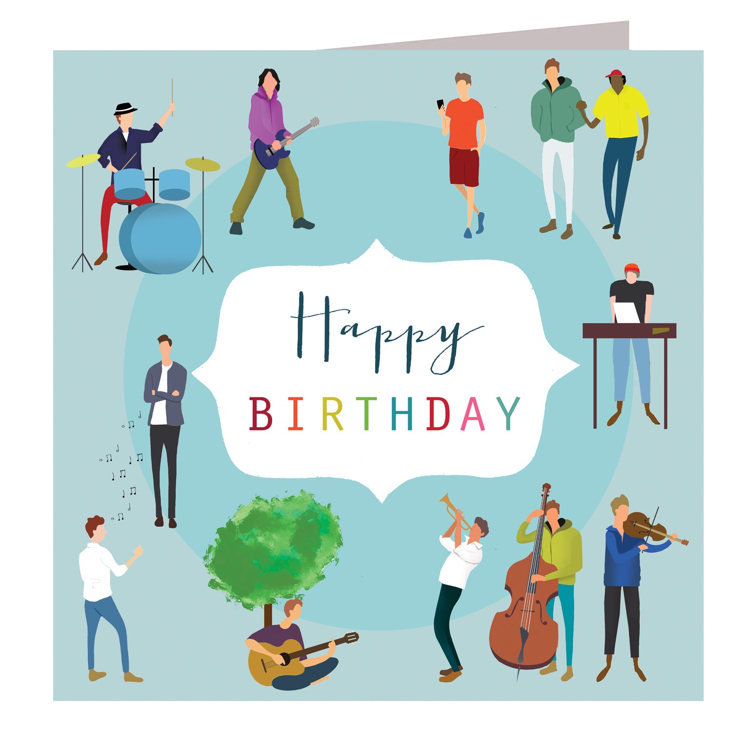 HB14 happy birthday music card