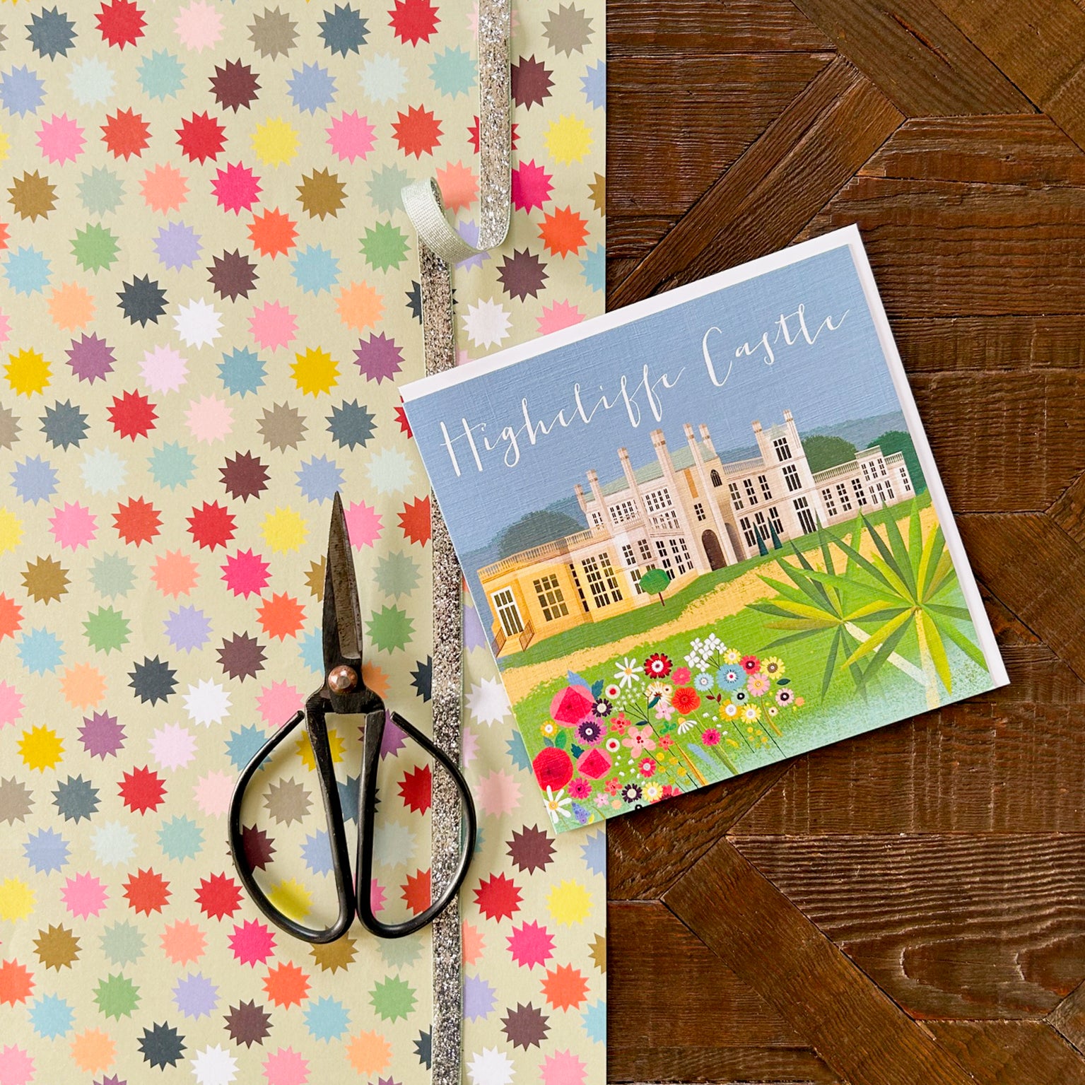 NT03 highcliffe castle greetings card