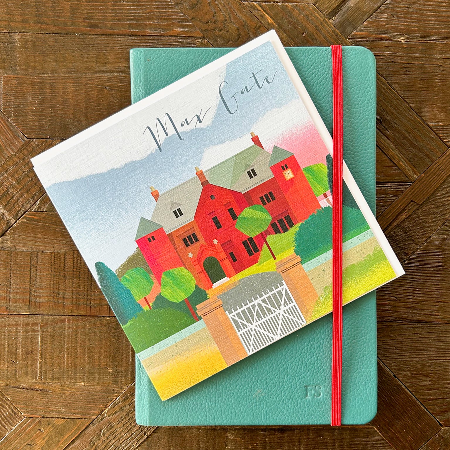 NT04 max gate house greetings card