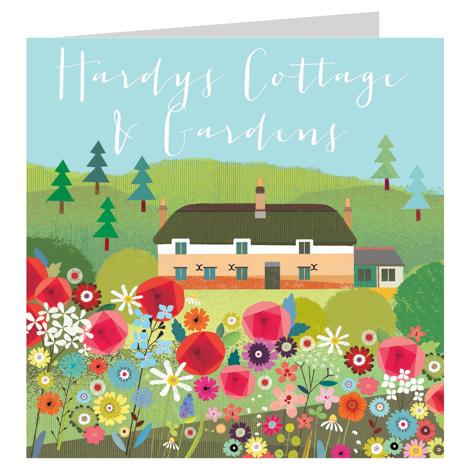 NT05 hardys cottage greetings card