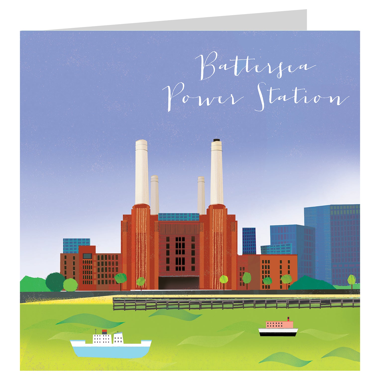 NT19 Battersea Power Station greetings card