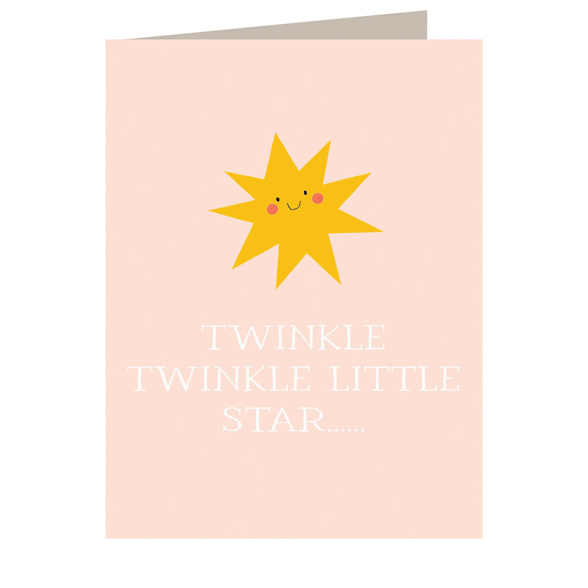 TPK05 mini star christmas card