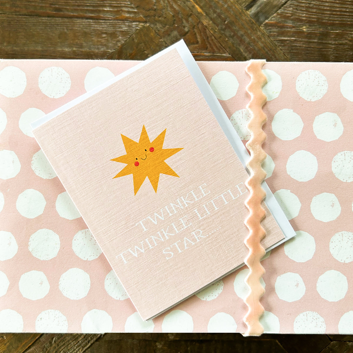 TPK05 mini star christmas card