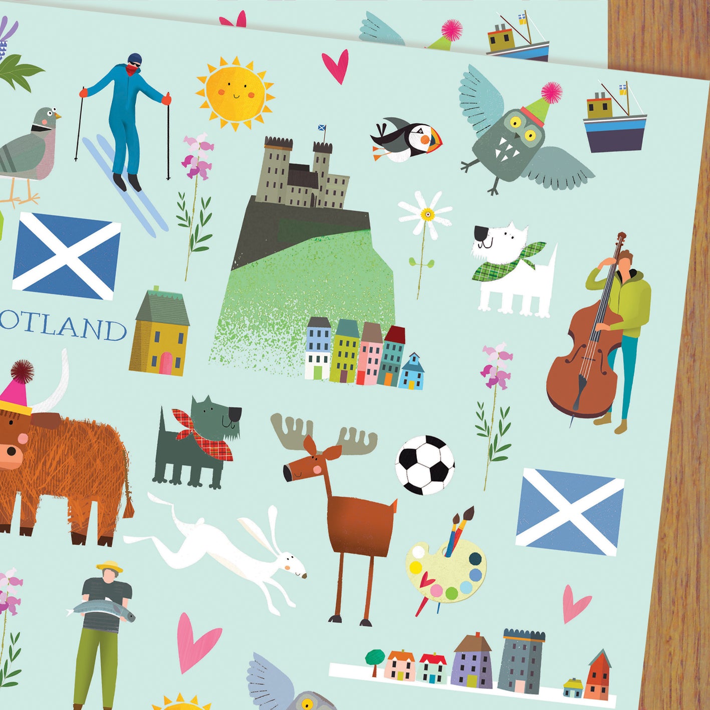 WP201 scottish wrapping paper